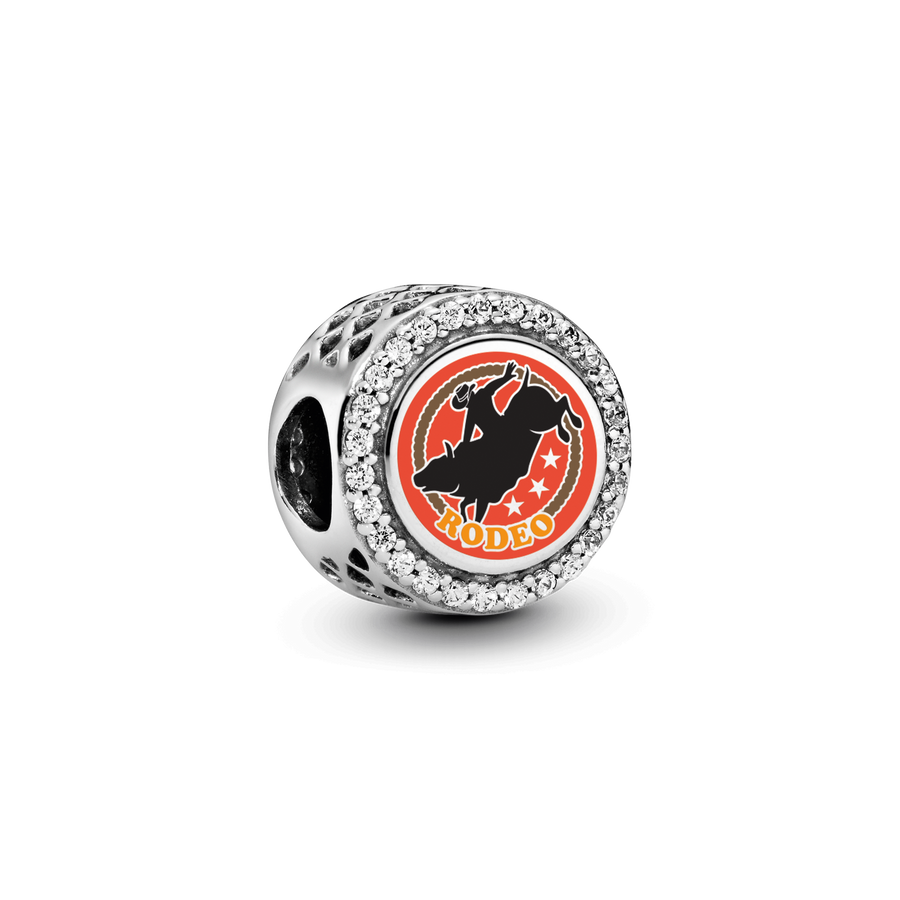 Rodeo Bucking Bull Charm