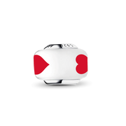 Hearts Murano Charm