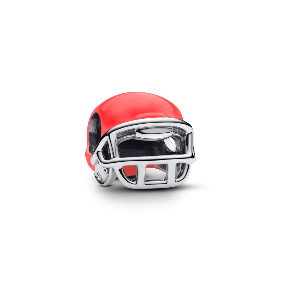Red Football Helmet Charm