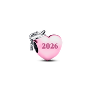 Graduation 2026 Pink Heart Charm