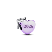 Graduation 2026 Purple Heart Charm
