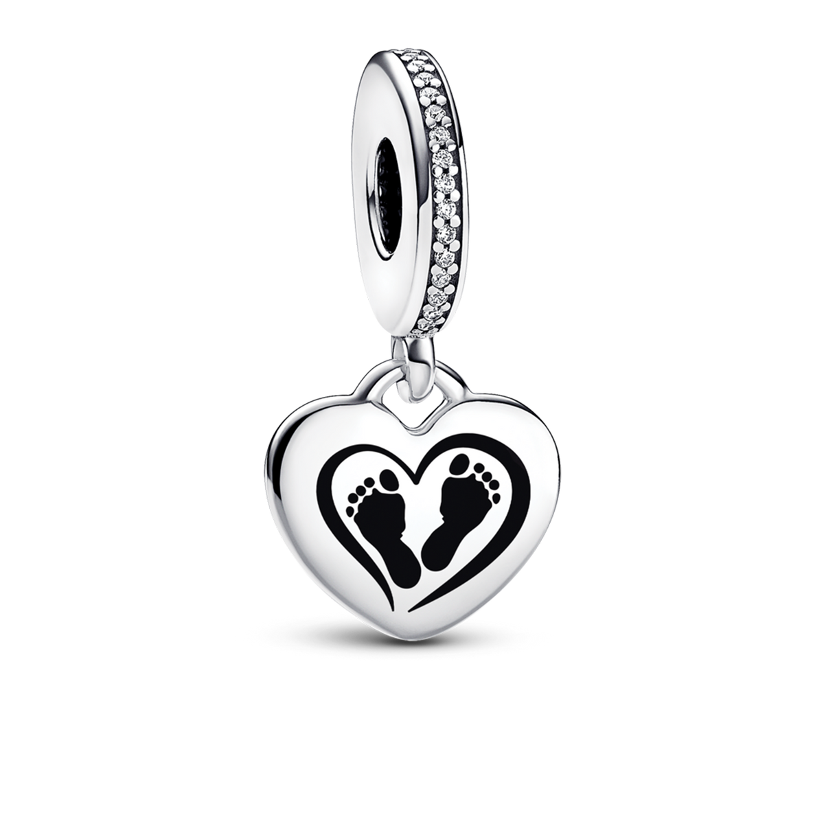 Footprint Dangle Charm