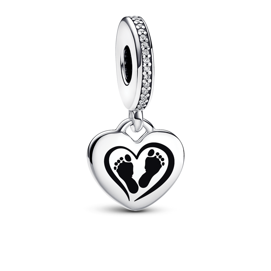 Footprint Dangle Charm