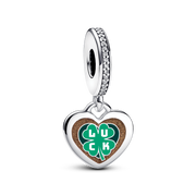 Clover Good Luck Dangle Charm