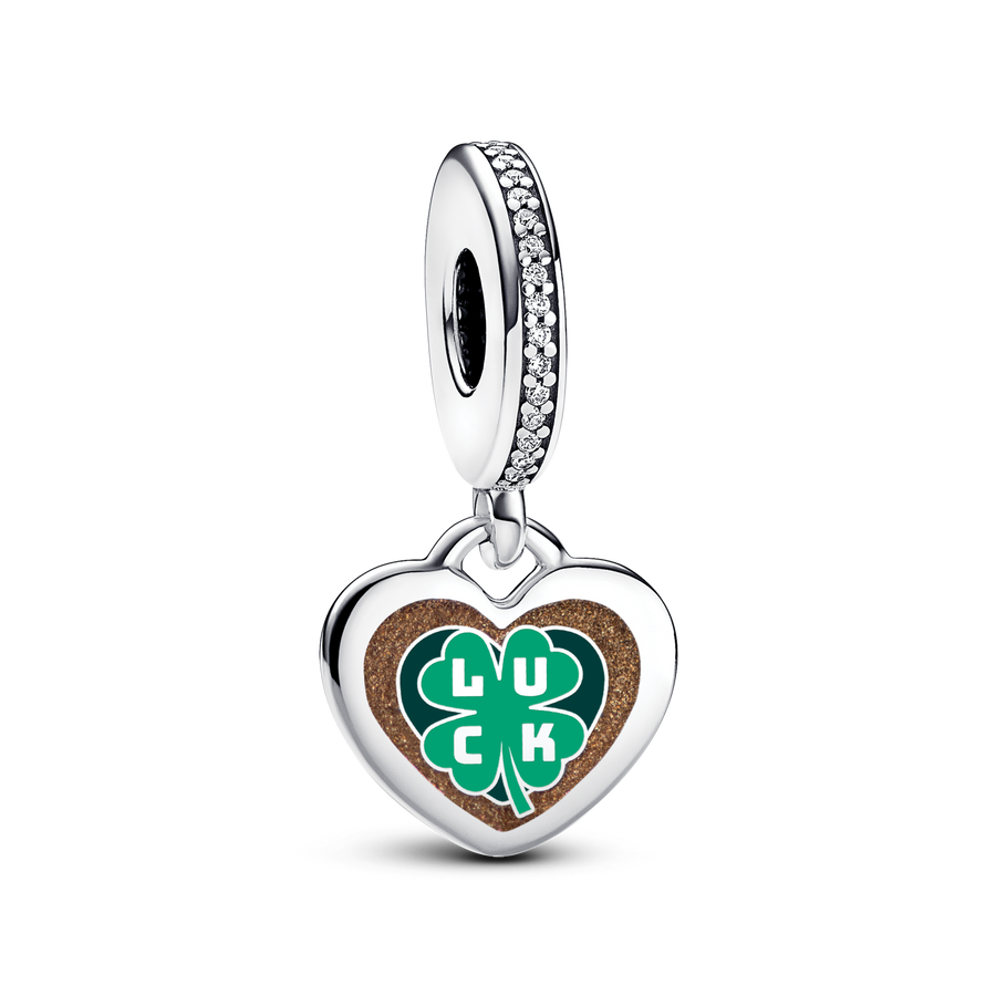 Clover Good Luck Dangle Charm