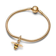 Sparkling Bee Charm Bracelet Set