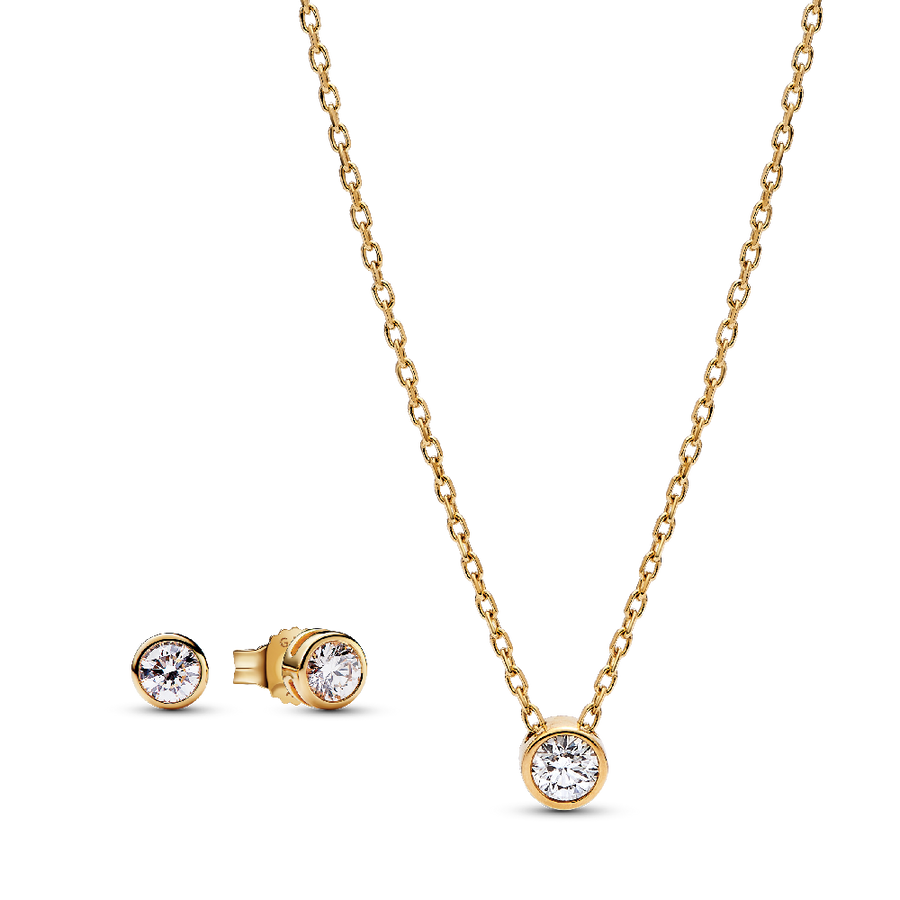 Pandora Era Lab-grown Diamond Jewelry Gift Set, 14k Gold