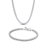 Tennis Style Jewelry Set