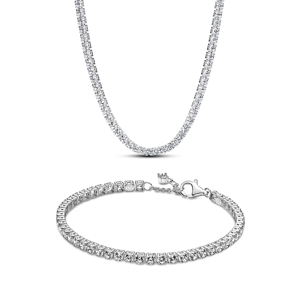 Tennis Style Jewelry Set