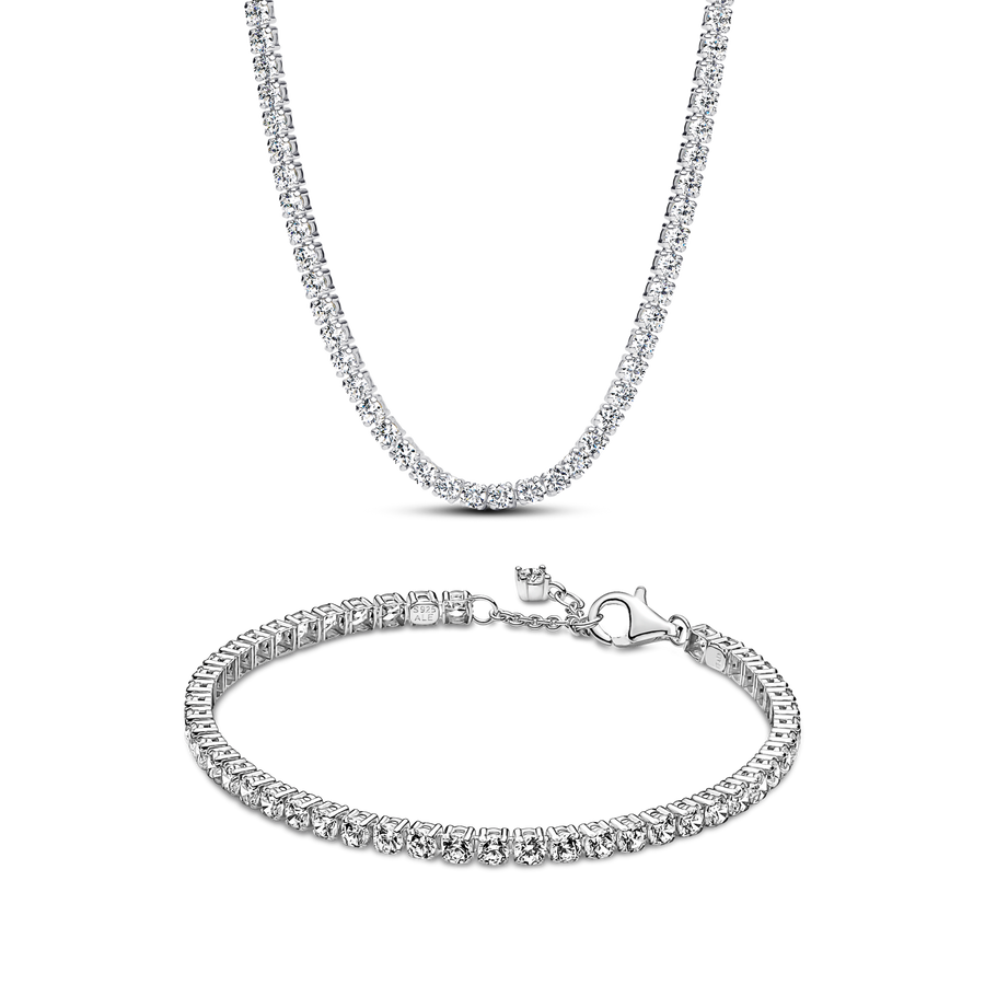 Tennis Style Jewelry Set