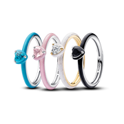 Chakra Foursome Rings Set
