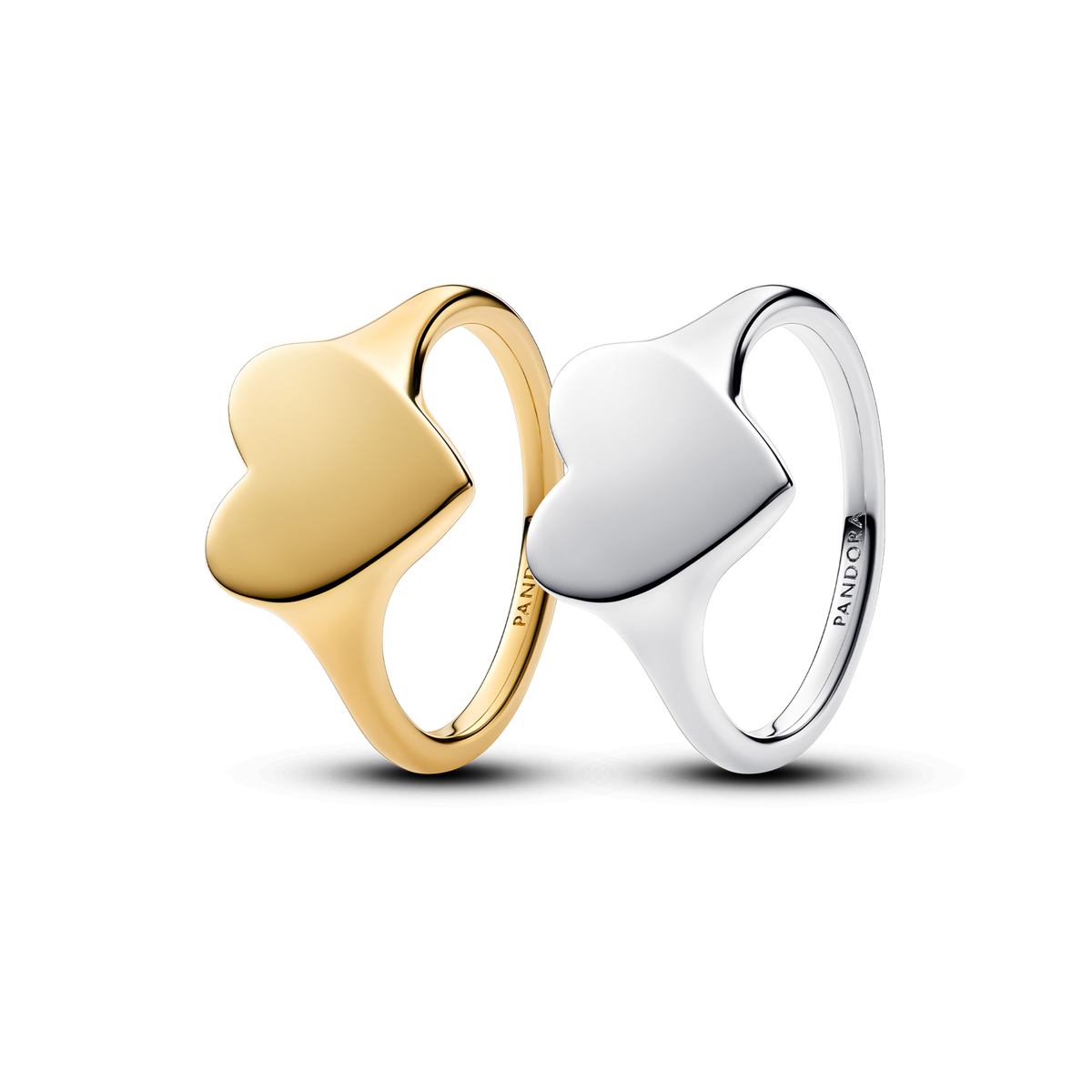 Engravable Love Notes Heart Ring Set