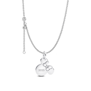 Engravable Minnie Mouse Necklace Set