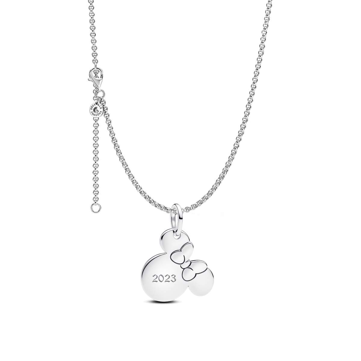 Engravable Minnie Mouse Necklace Set