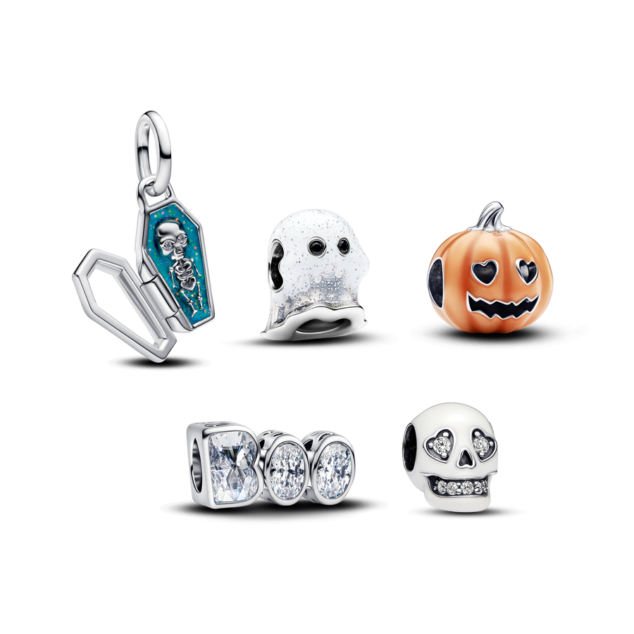 Halloween Glow-In-The-Dark Charms Set
