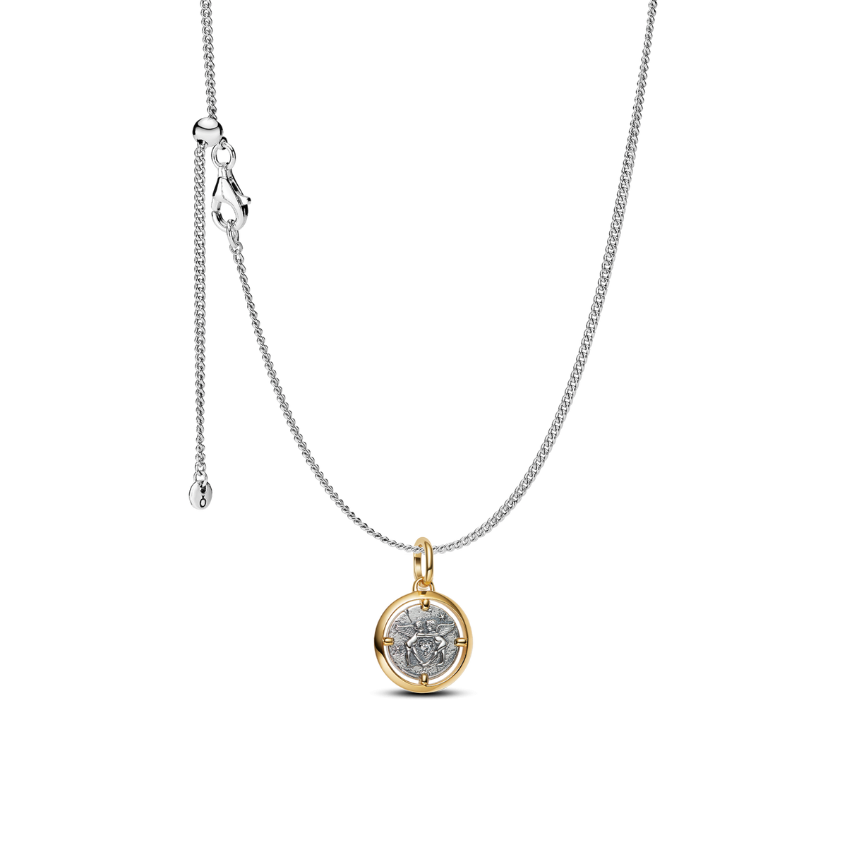 Cupids Medallion Pendant Necklace