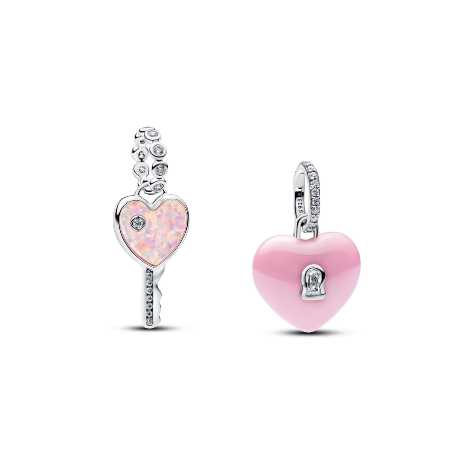 Key To My Heart Charm Duo