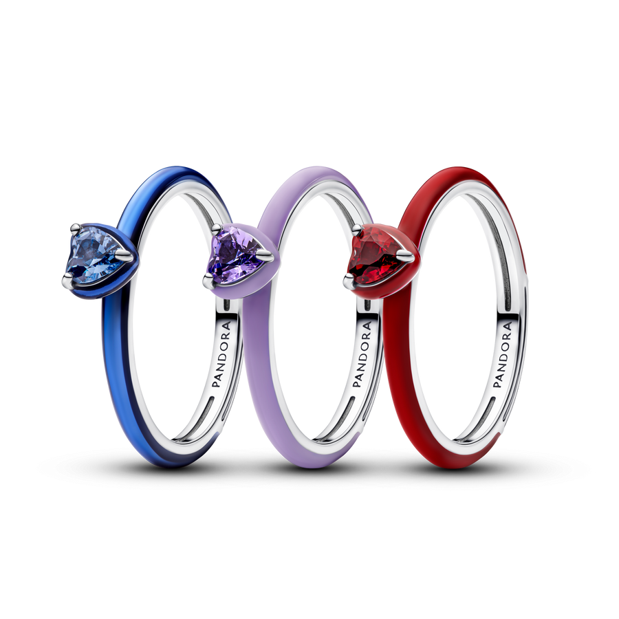 Symbols of Love Chakra Ring Trio