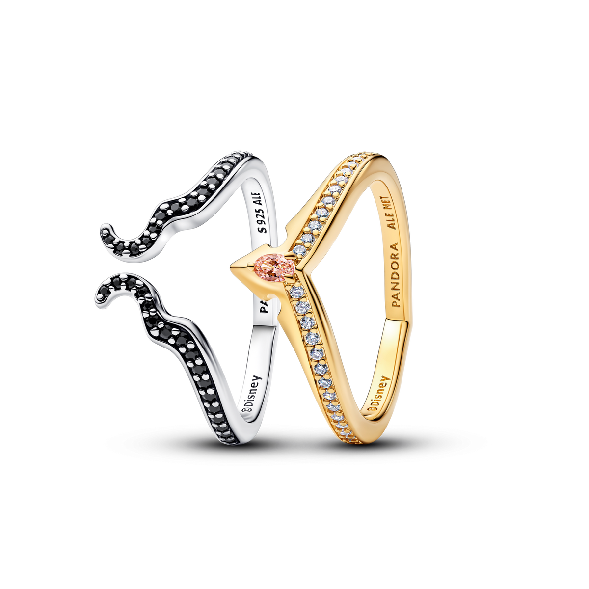 Disney's Aurora and Maleficent Ring Set
