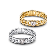 Cuban Heart Friendship Ring Duo