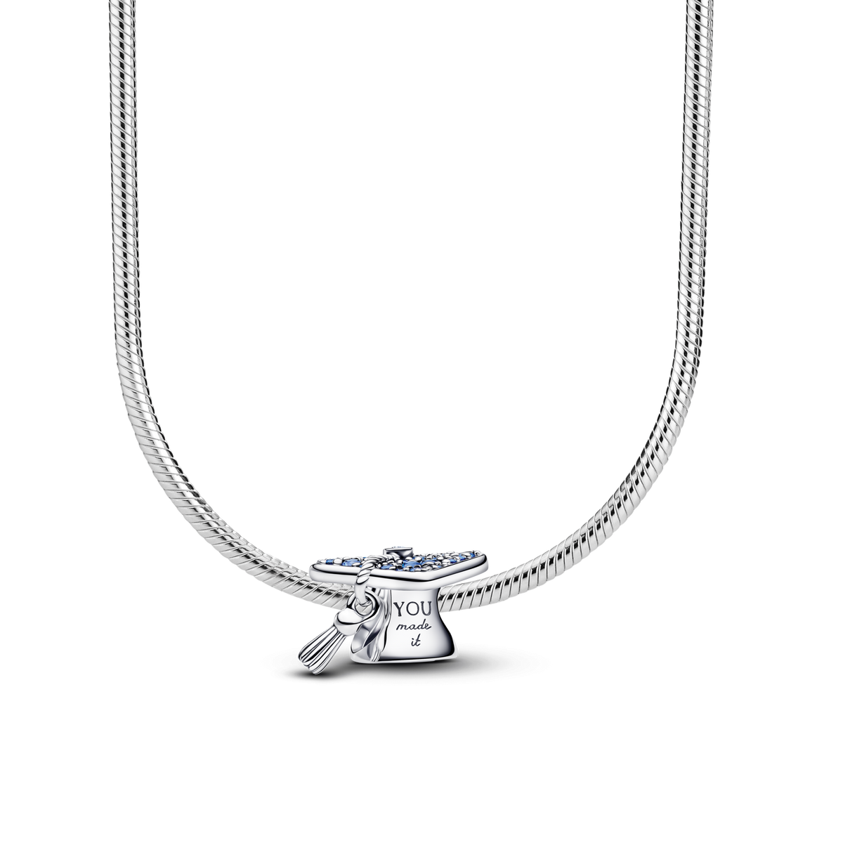 Graduation Cap Charm Necklace Set