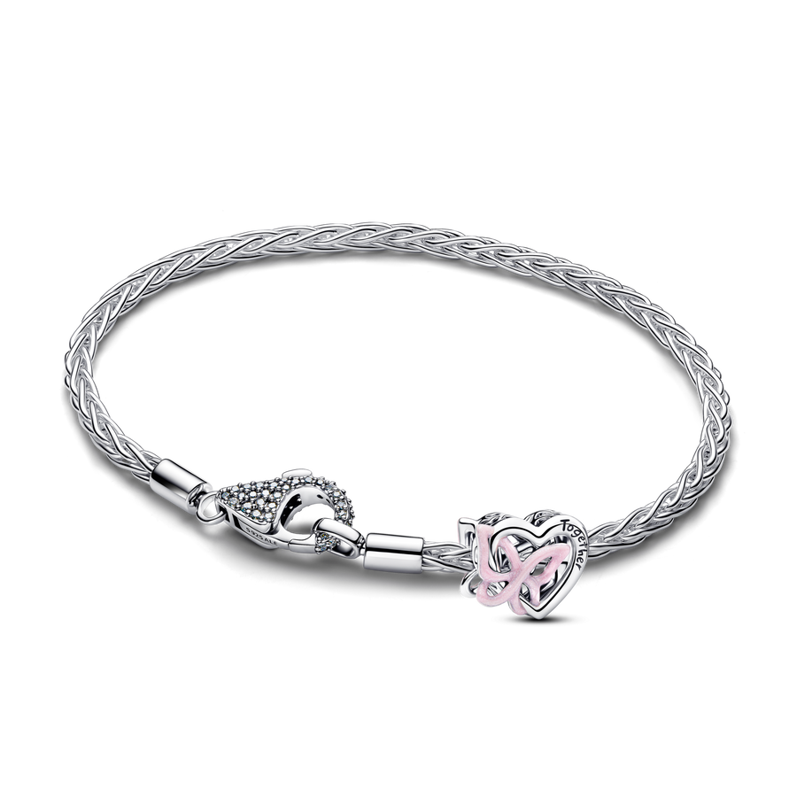 Entwined Heart and Butterfly Bracelet Gift Set