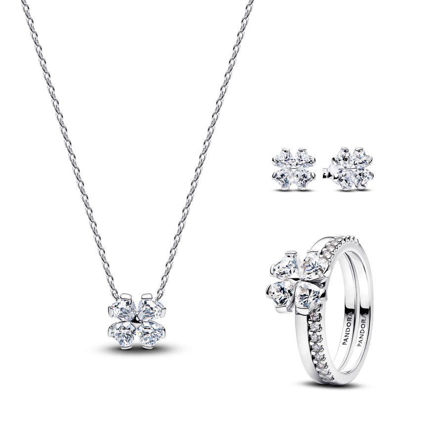 Lucky Little Sparkle Earring & Necklace Set