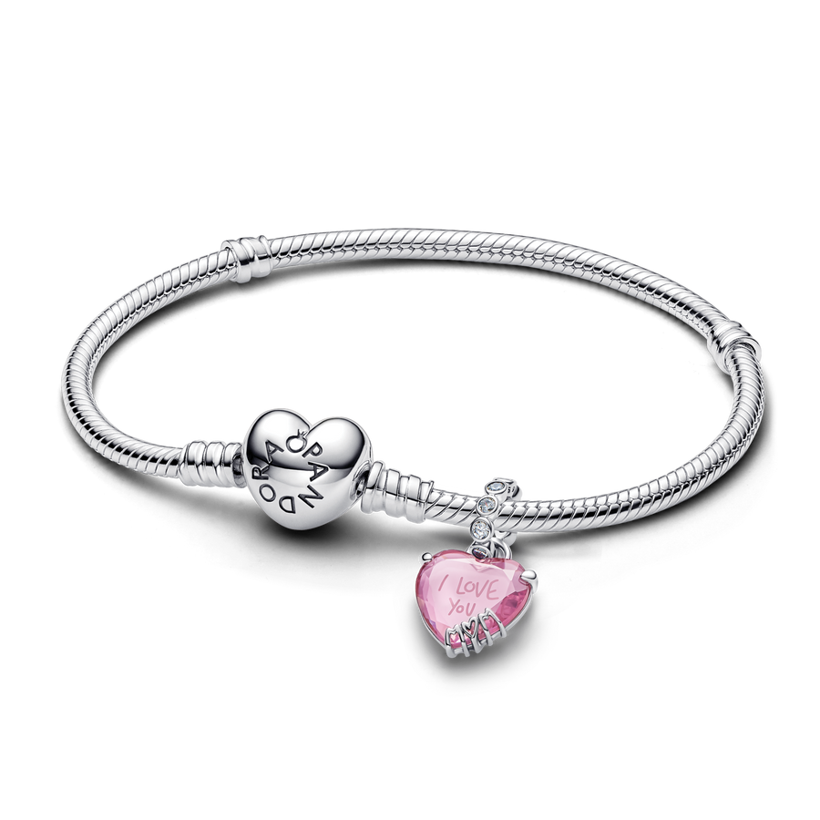 I Love You Mom Charm Bracelet