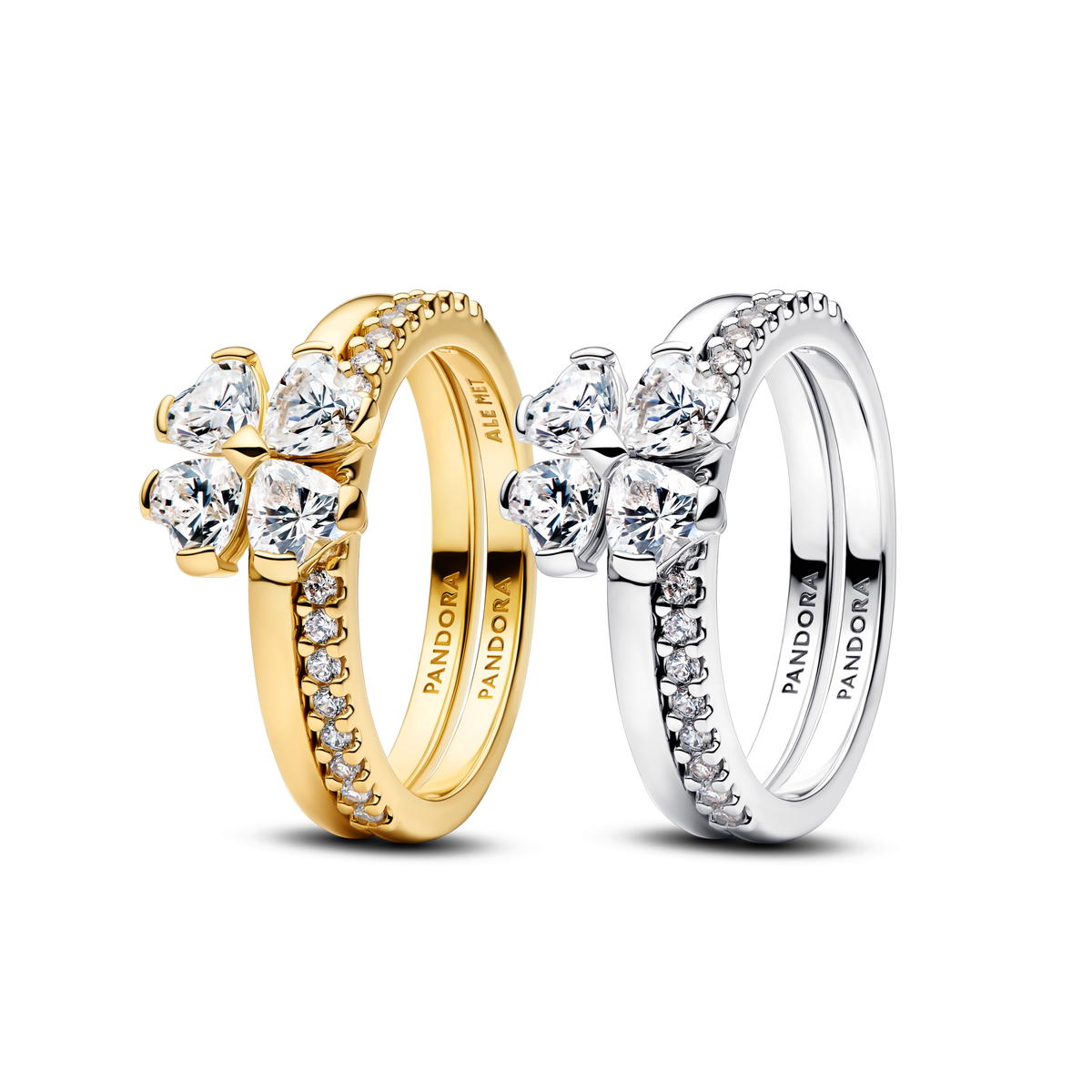 Four Leaf Clover Friendship Rings