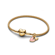Mother Daughter Splittable Engraved Charm Bracelet