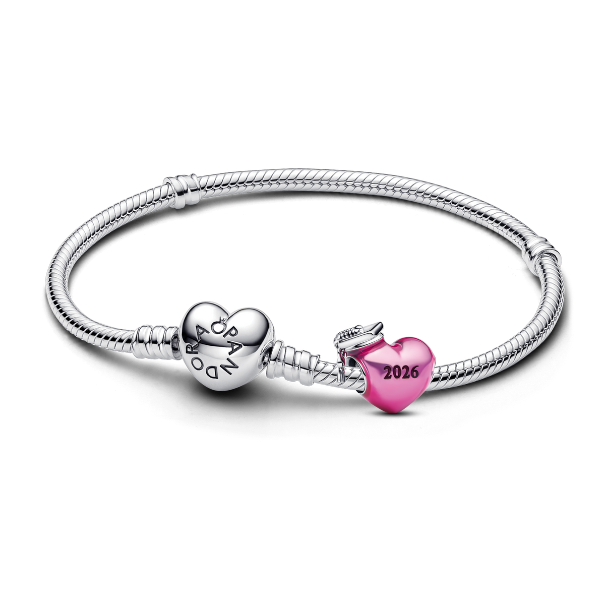 2026 Pink Graduation Charm Bracelet Set