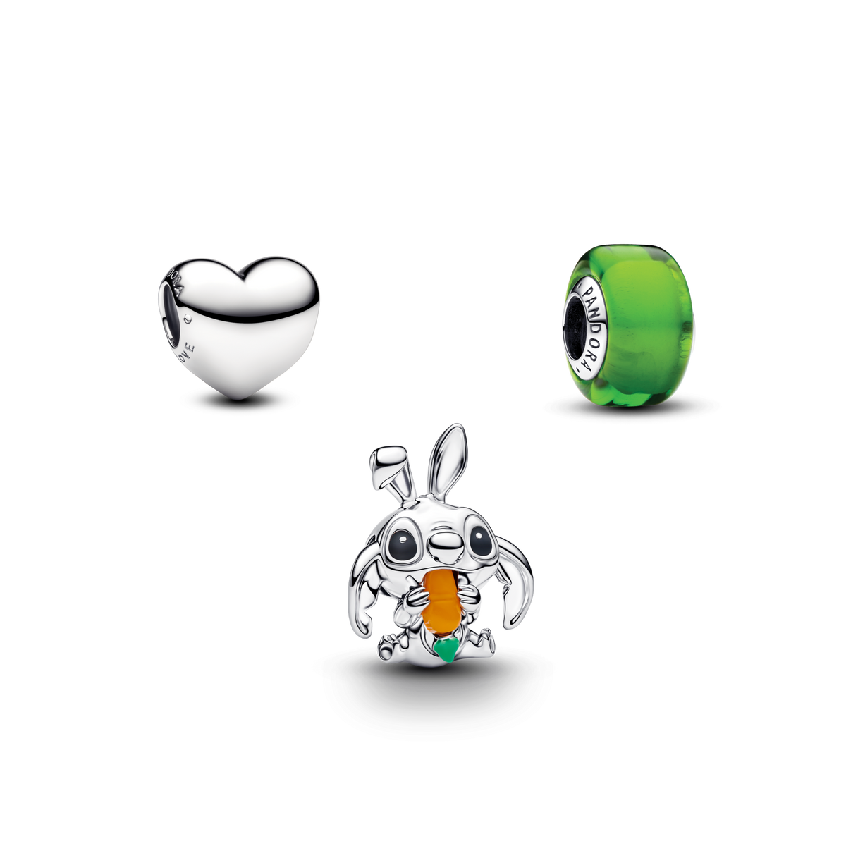 Disney Spring Stitch Charm Trio