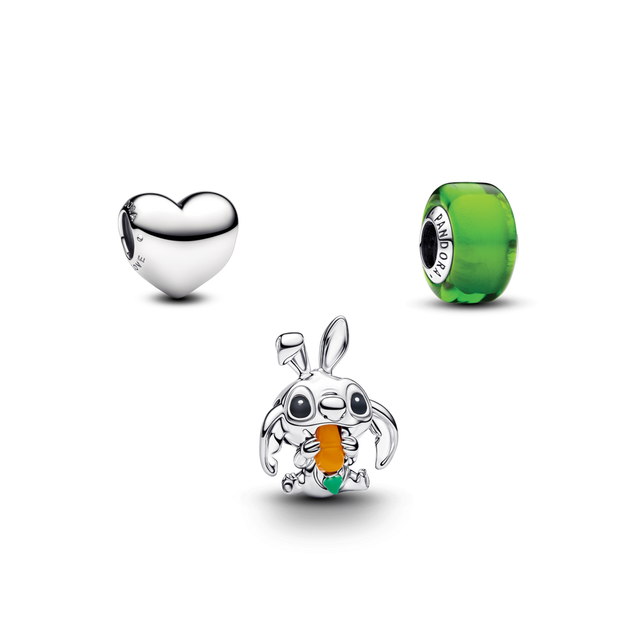 Disney Spring Stitch Charm Trio