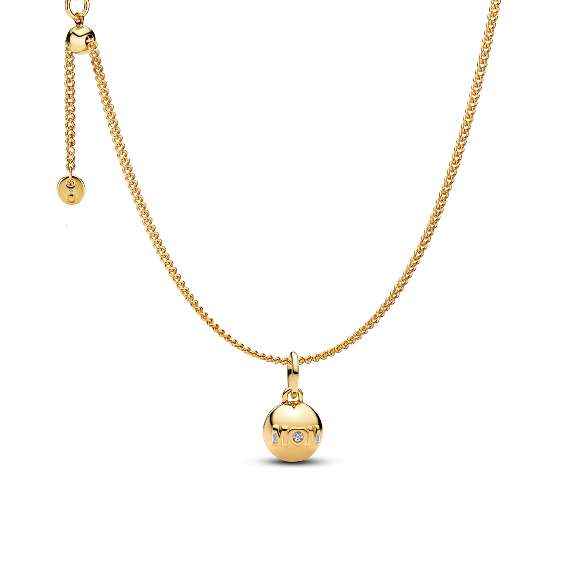 Love You Mom Charm Necklace