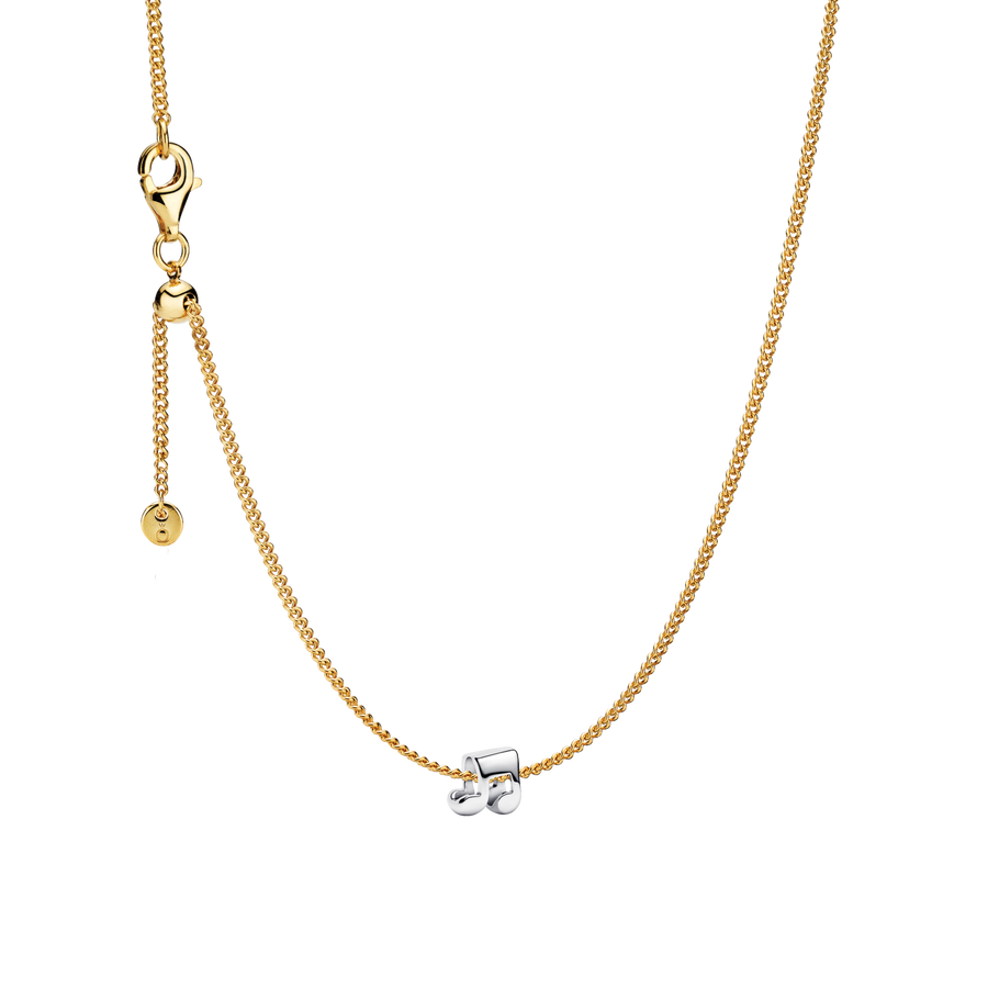 Music Note Mini Charm Necklace Set