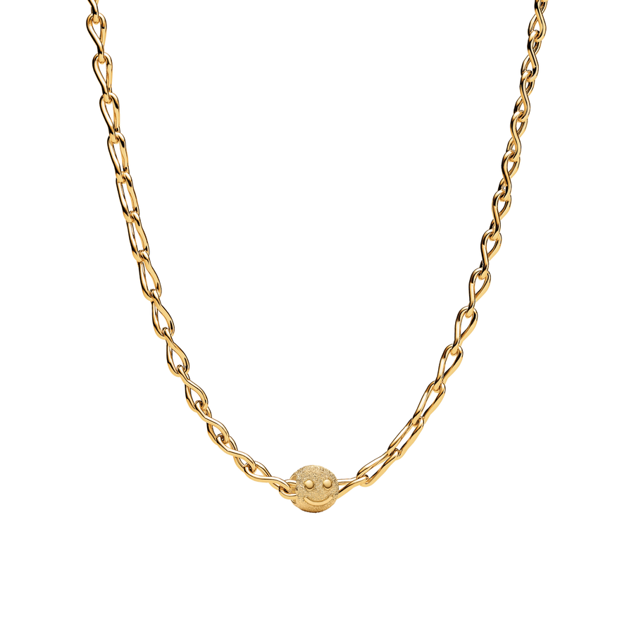 Happy Face Mini Charm Necklace Set