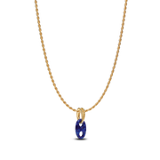 Blue Mariner Link Charm Neckle Set