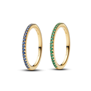 Gold Friendship Bands Ring Set