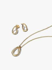 Essence Loops Earrings and Necklace Set