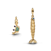 Crab & Fish Besties Charm Duo