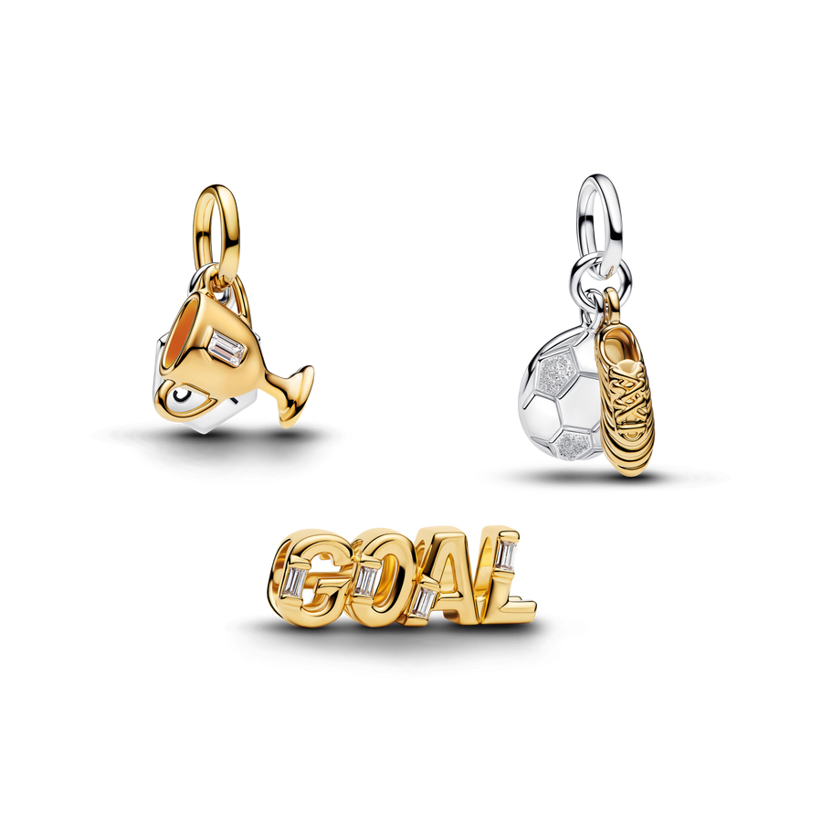 Soccer Goals Charm Trio
