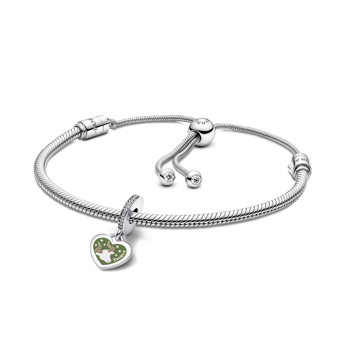 Taurus Dangle Charm Bracelet Set