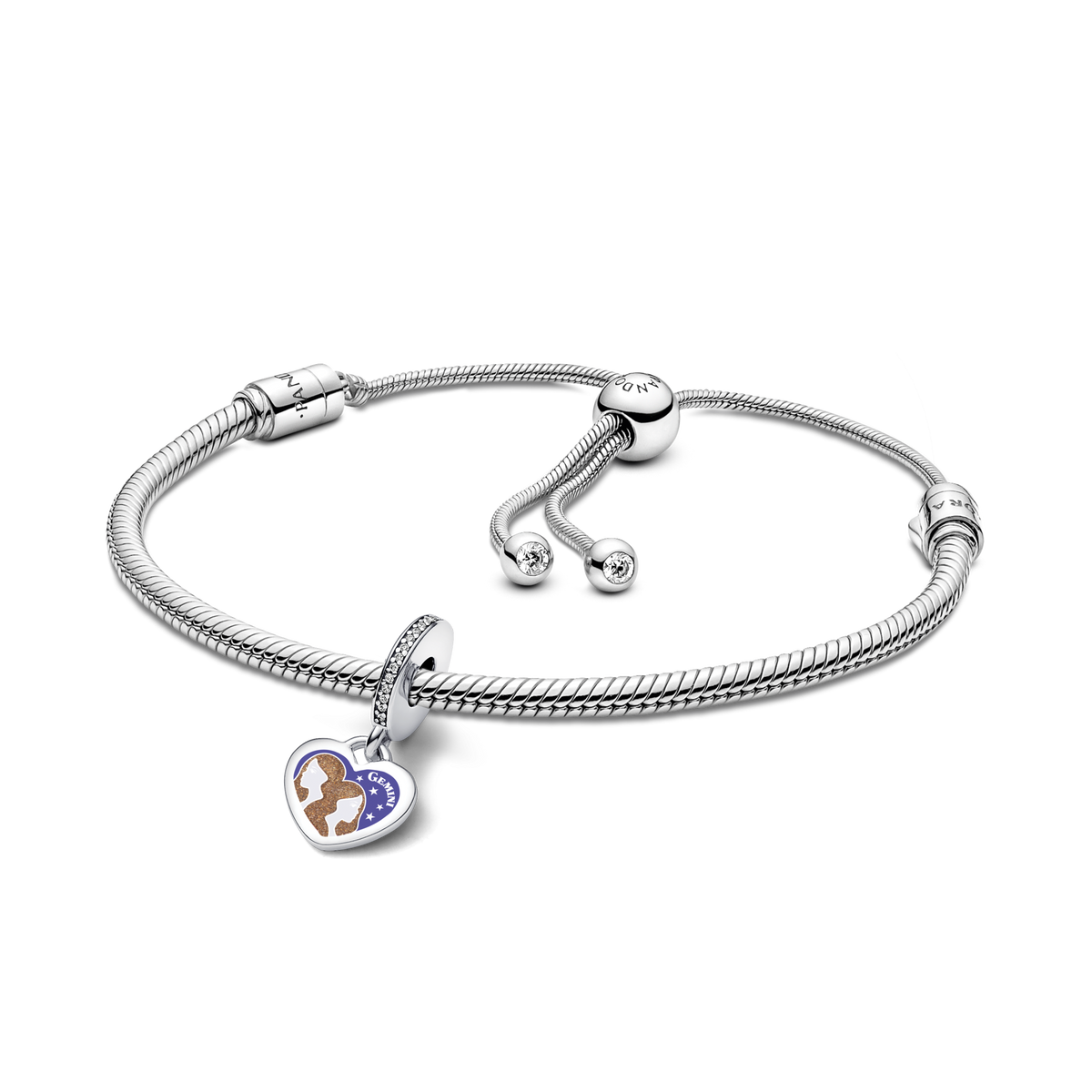 Gemini Dangle Charm Bracelet Set