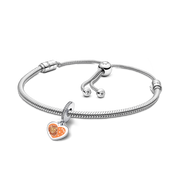 Leo Dangle Charm Bracelet Set