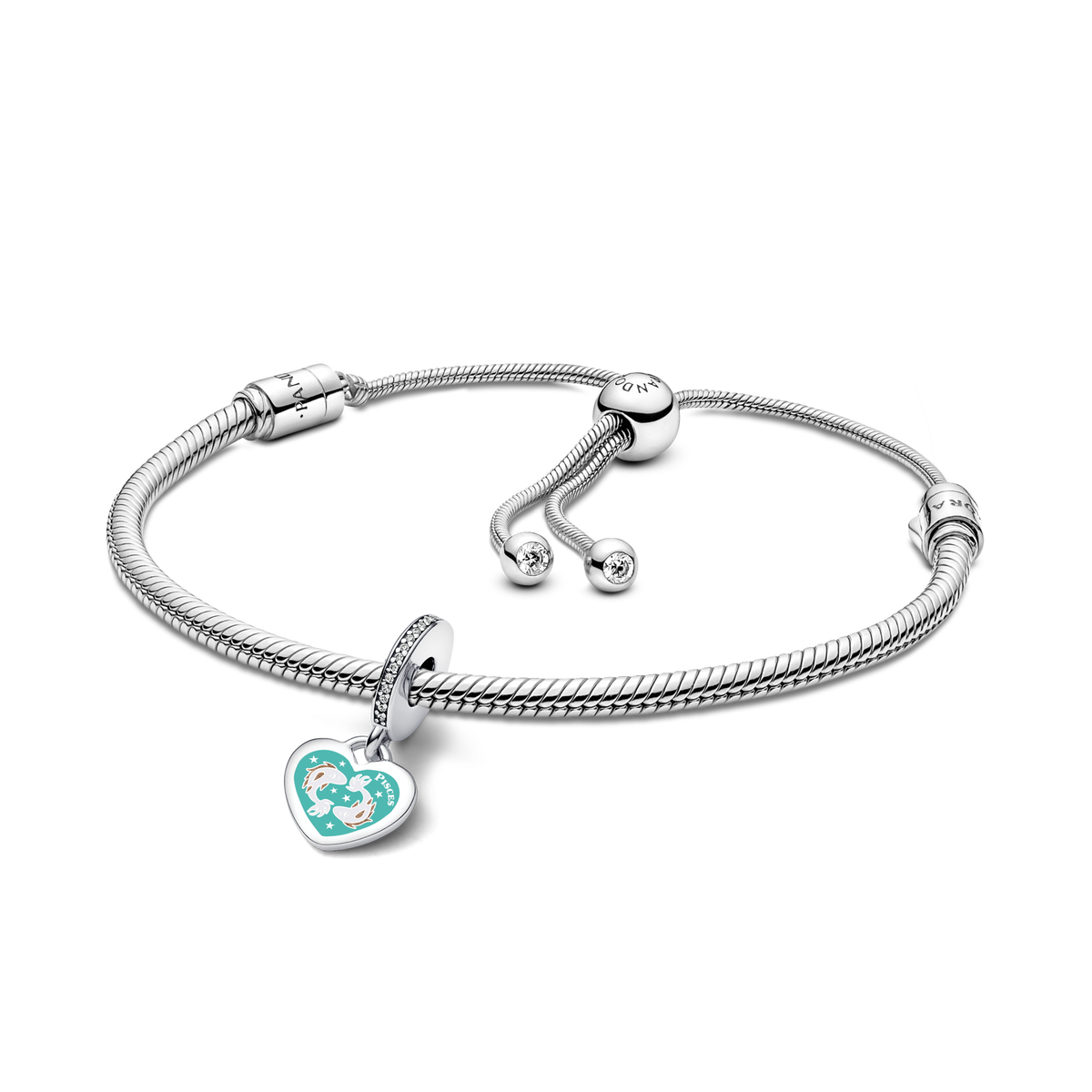 Pisces Dangle Charm Bracelet Set