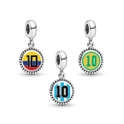 Favorite #10 Soccer Charm Trio