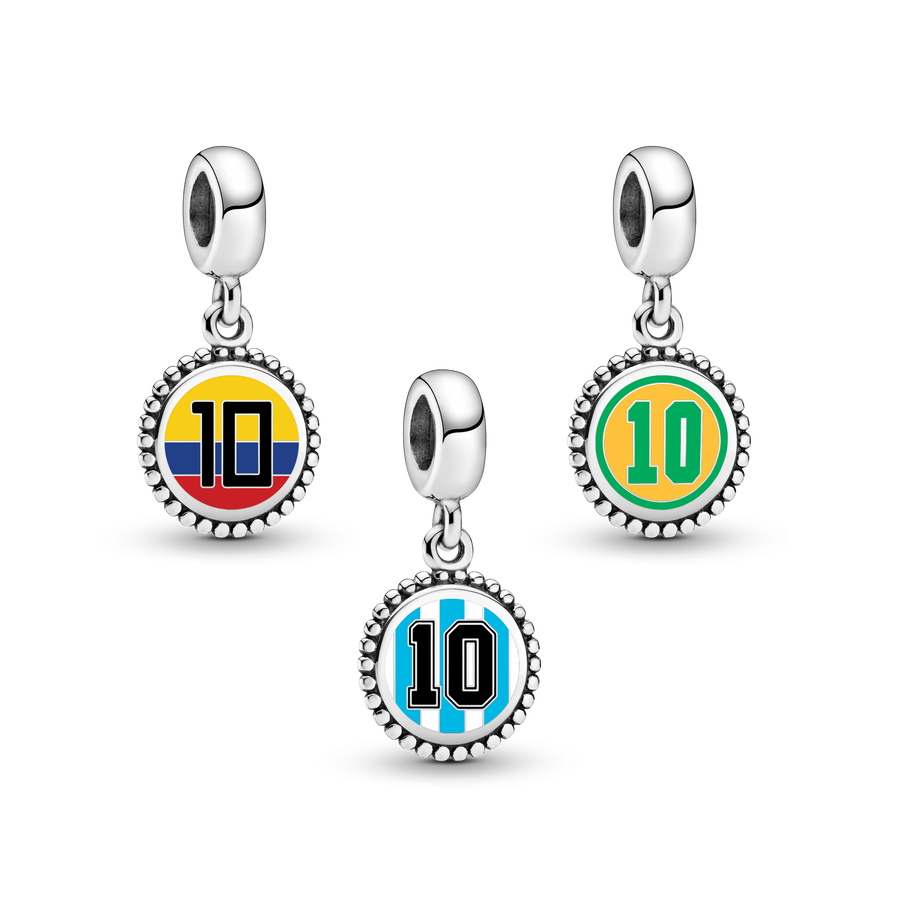 Favorite #10 Soccer Charm Trio