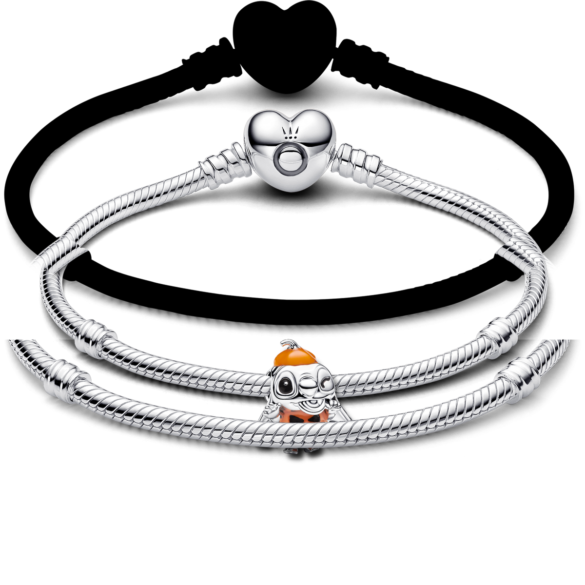 Disney Stitch Halloween Charm Bracelet Set