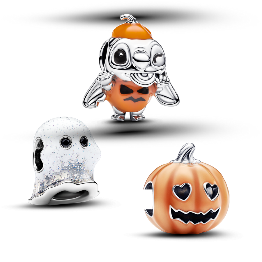 Disney Stitch Halloween Charm Trio