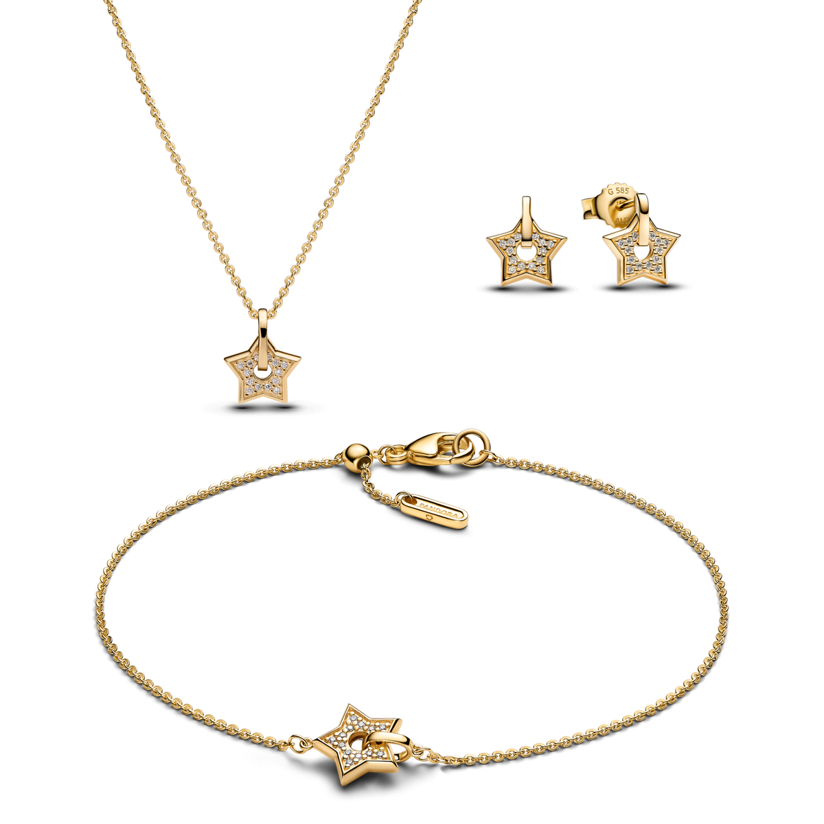 Lab-Grown Diamond Starry Jewelry Set